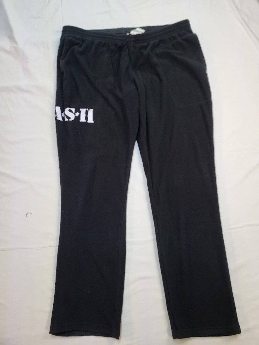 Columbia Sportswear Black Fleece Pants XL AS-II Embroidered Logo Outdoor Active